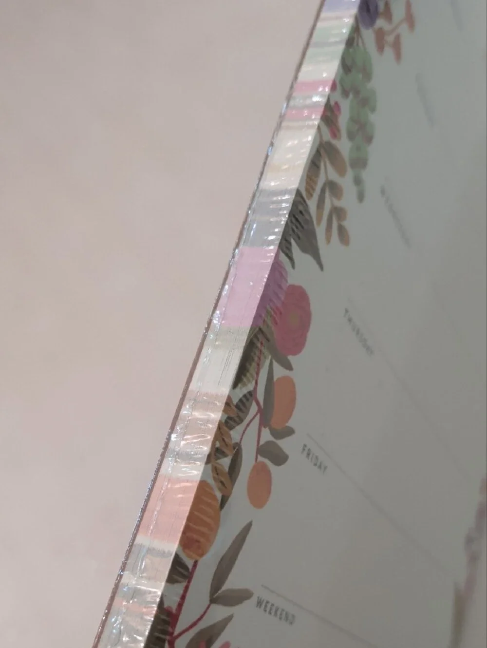 Rifle Paper Co. Floral Weekly Planner Notepad — Pink, Green & Gold